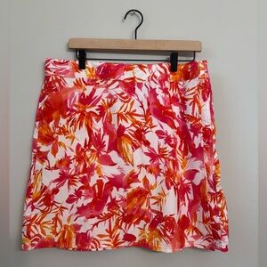 RipSkirt Hawaii Large Length 2 skirt. White and orange. Quick dry!